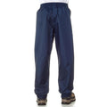 KIDS’ WATERPROOF HIKING OVER TROUSERS - MH100 7-15 YEARS - BLUE