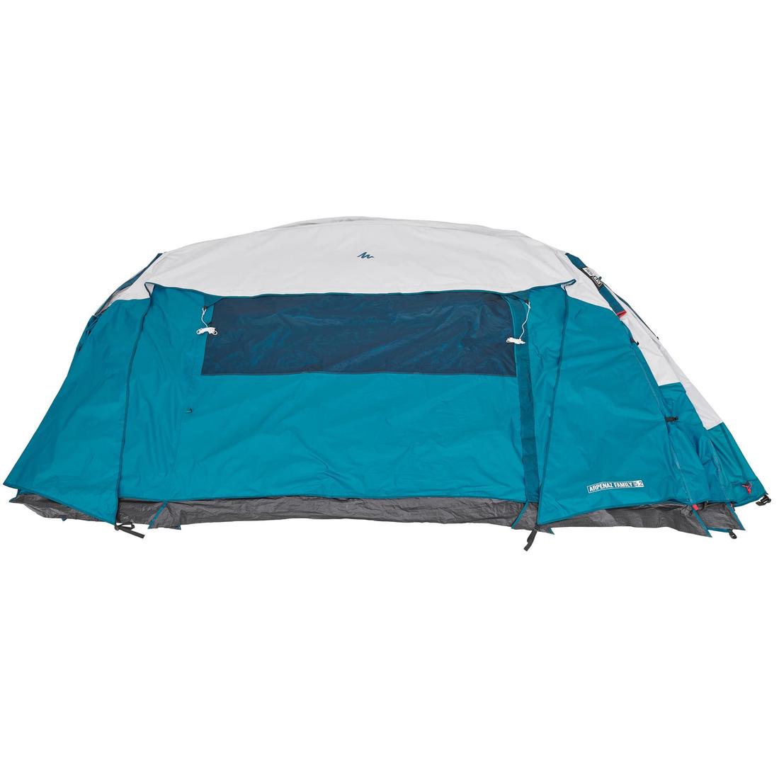 5 Man Blackout Tent With Poles - Arpenaz 5.2 F&B