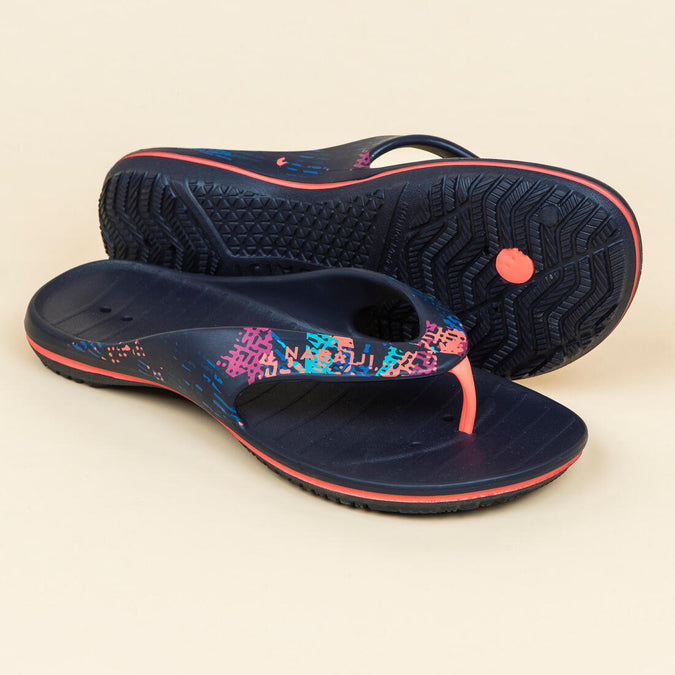 





Women's Poolside Flip-Flops Tonga 500 Tra Navy Coral, photo 1 of 4