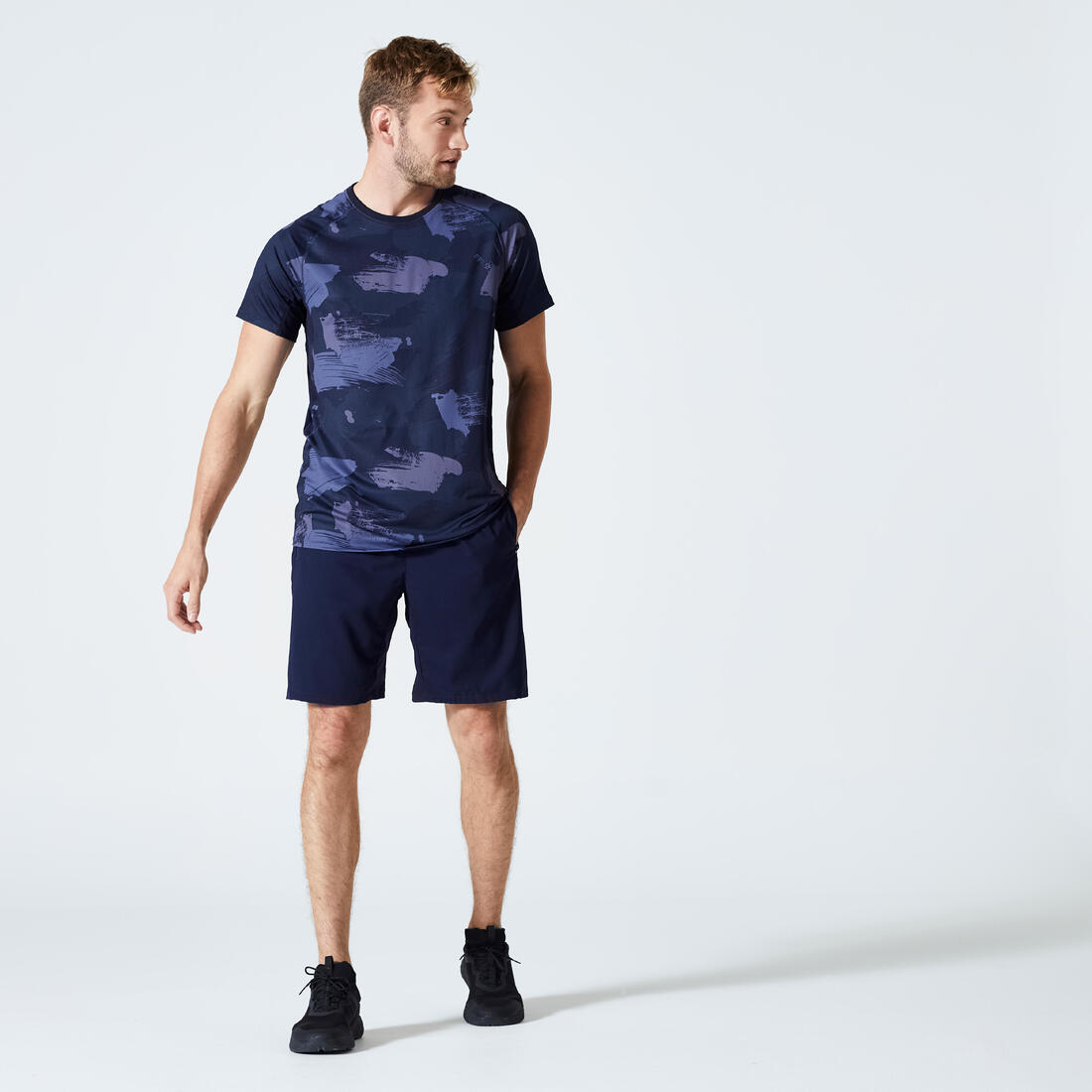 Men's Fitness Breathable Essential Crew Neck T-Shirt