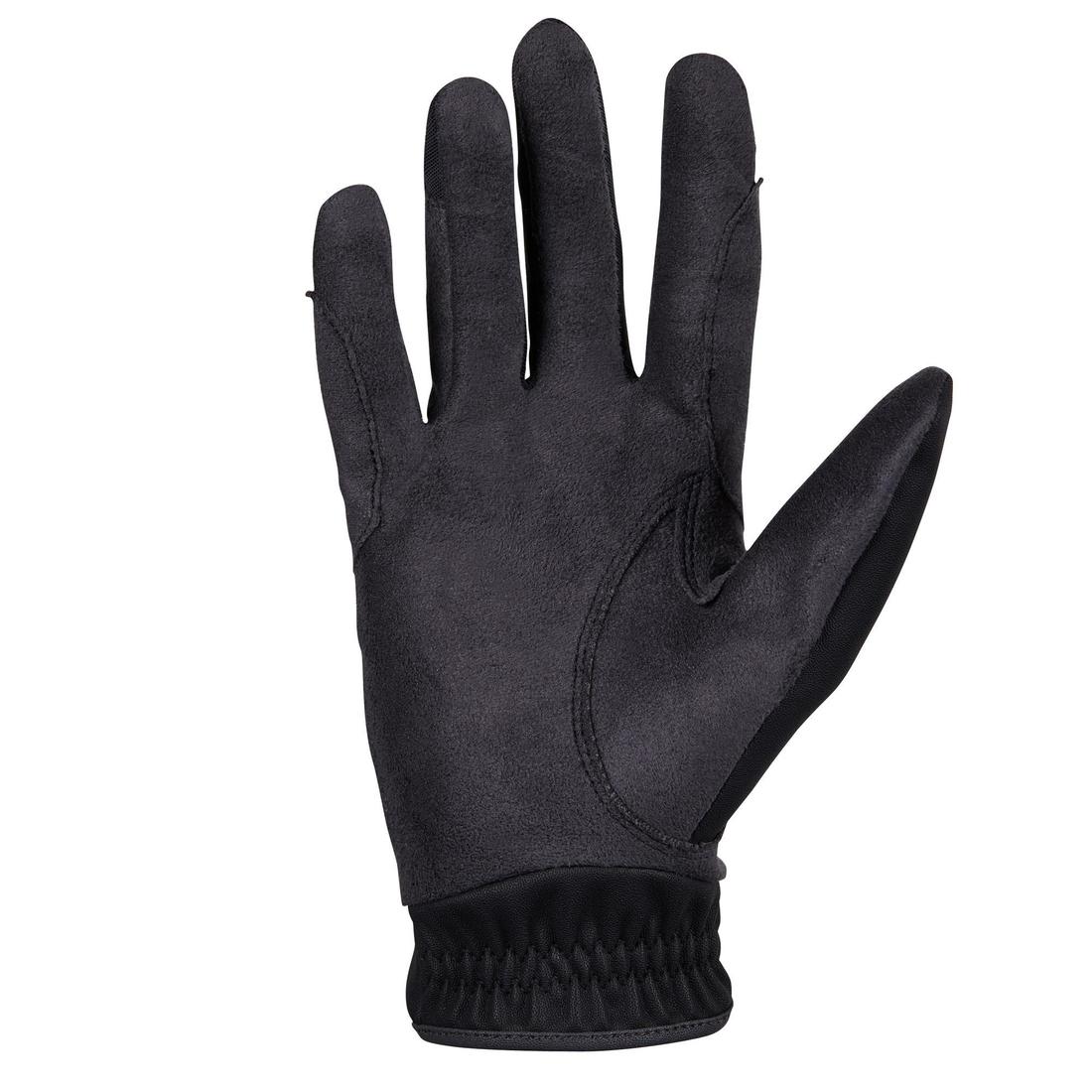 Kids' Horse Riding Gloves 500 - Duck