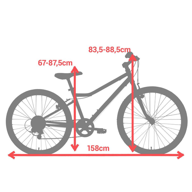 Decathlon bicycle best sale size chart