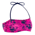 Women's bandeau swimsuit top with removable neck tie LORI ETHNI
