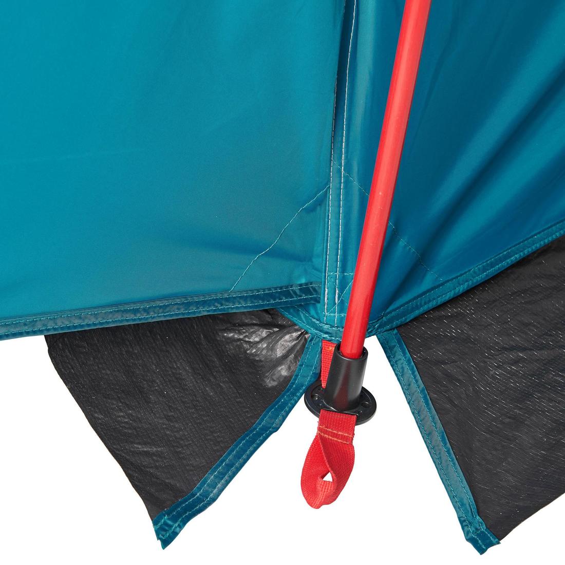 5 Man Blackout Tent With Poles - Arpenaz 5.2 F&B