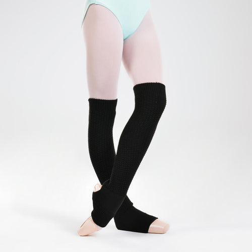 





Women's Stirrup Leg Warmers - Black
