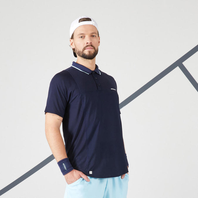 





Men's Tennis Short-Sleeved Polo Shirt Dry, photo 1 of 6