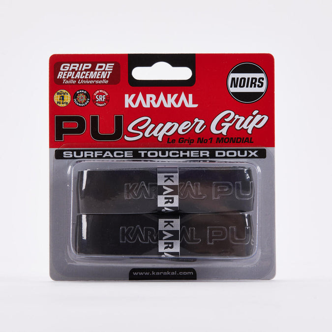 





Super PU Squash Grip Twin-Pack - Black, photo 1 of 2