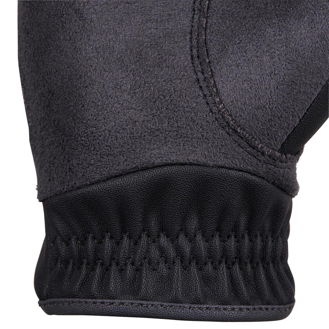 Kids' Horse Riding Gloves 500 - Duck