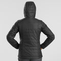 Women's Mountain Trekking Padded Jacket with Hood - MT100 -5°C