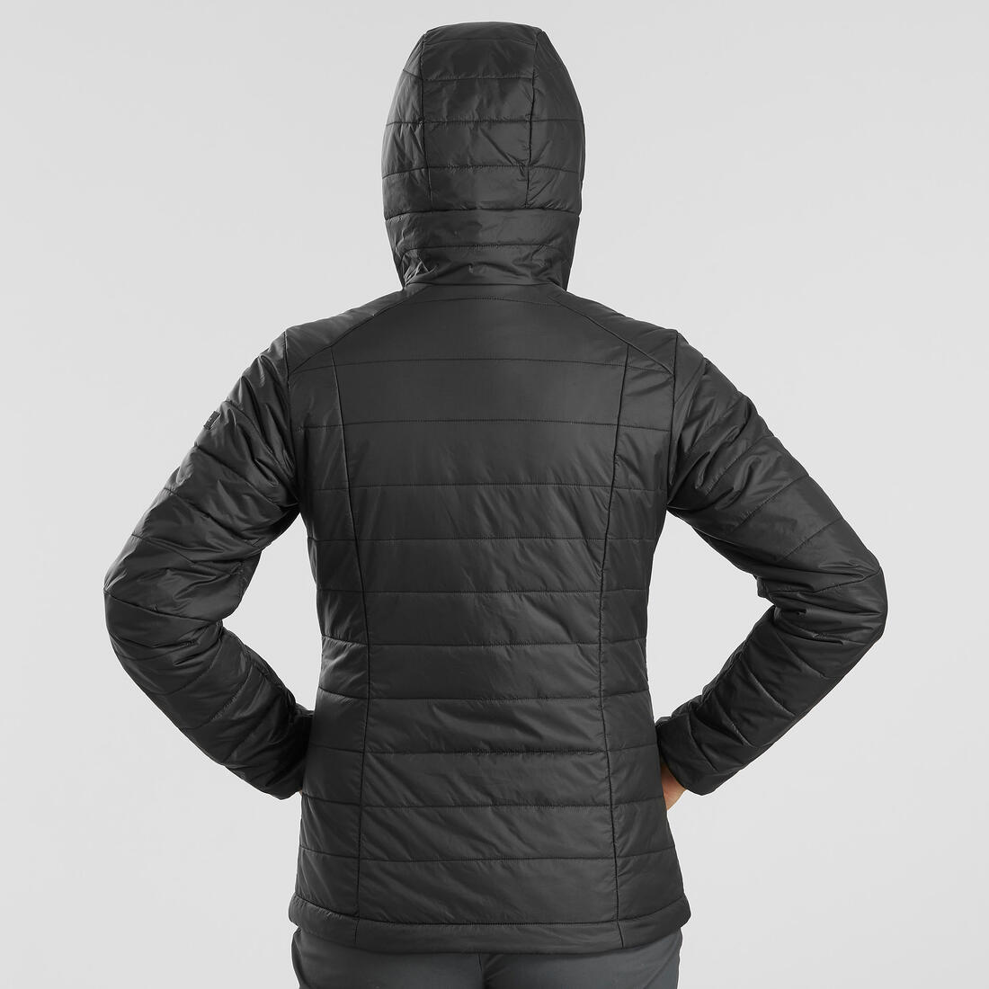 Women's Mountain Trekking Padded Jacket with Hood - MT100 -5°C
