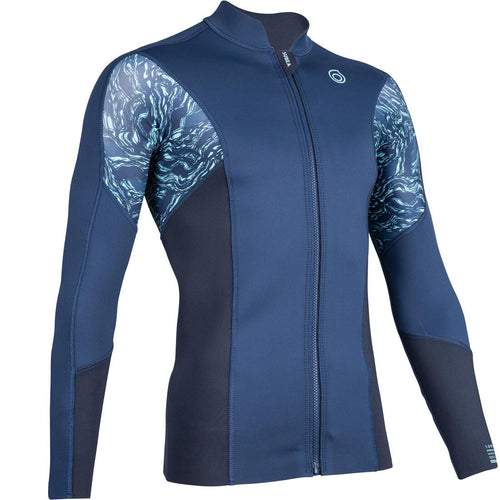 





Men's top anti-UV long-sleeved 1.5 mm neoprene - Blue