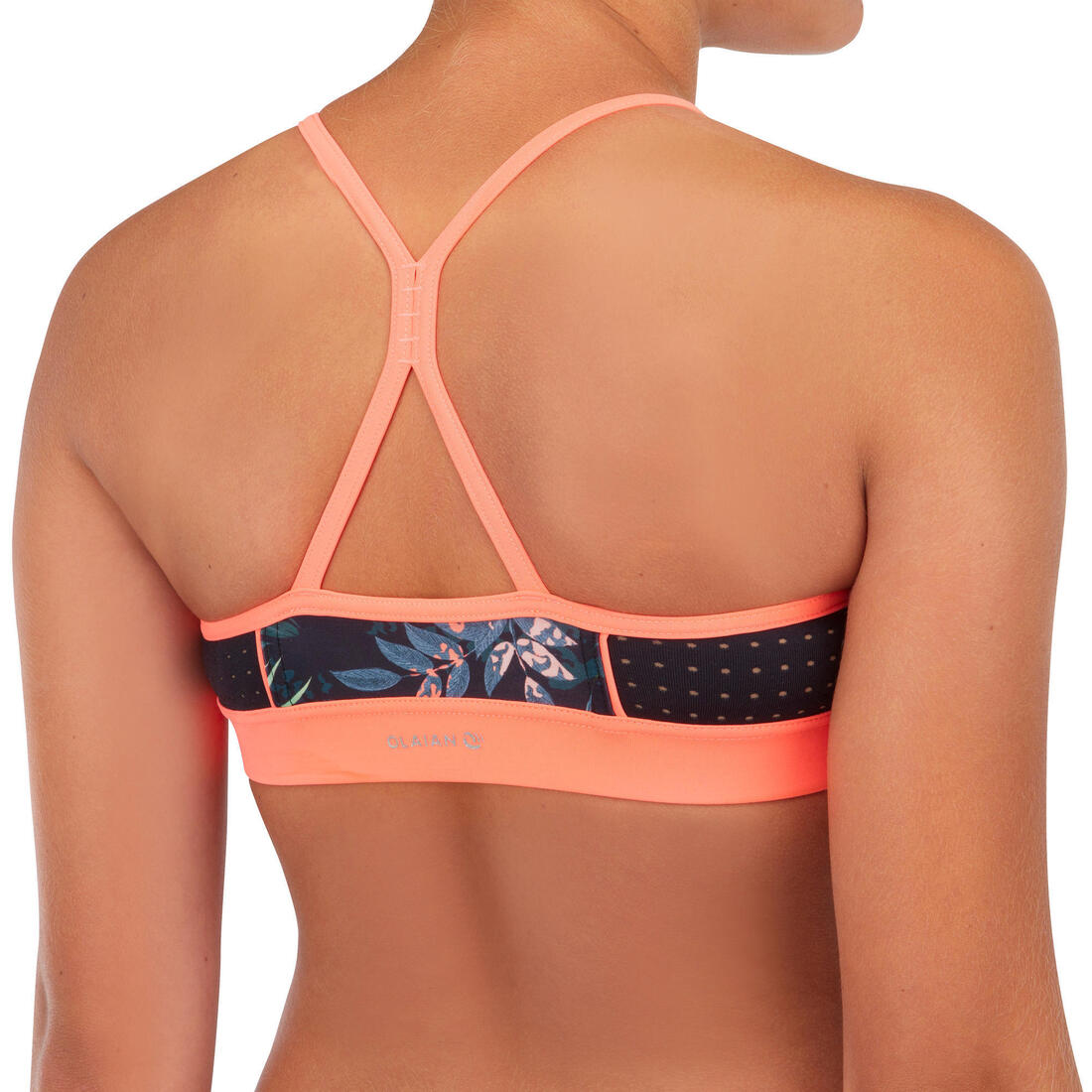 GIRL'S SURF SWIMSUIT CROP TOP BAHA 900