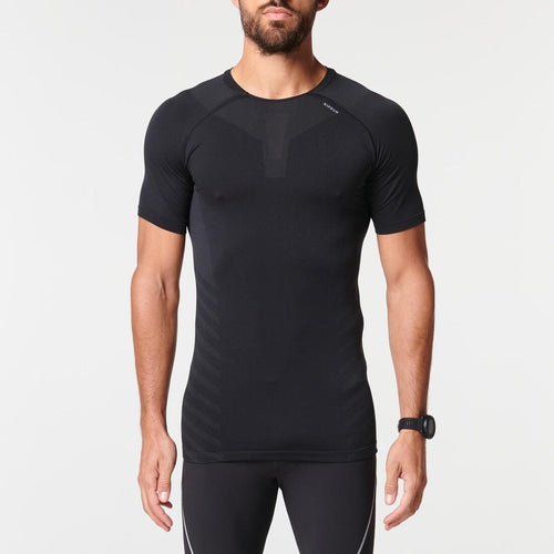 





Men's Running Seamless T-shirt Kiprun Run 500 Comfort Skin