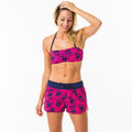 Women's bandeau swimsuit top with removable neck tie LORI ETHNI