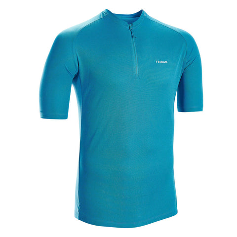 





Men's Road Cycling Short-Sleeved Summer Jersey Essential