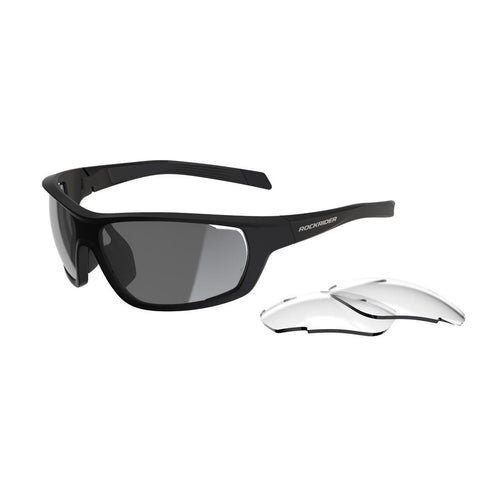 





Cycling Glasses Perf 100 Pack Interchangeable CAT 0+3 Lenses - Black