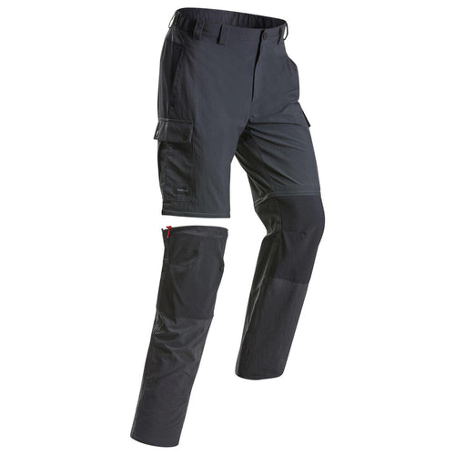 





Men's Mountain Trekking Durable 2-in-1 Zip-Off Trousers MT100