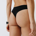Women's Seamless Thong - Black