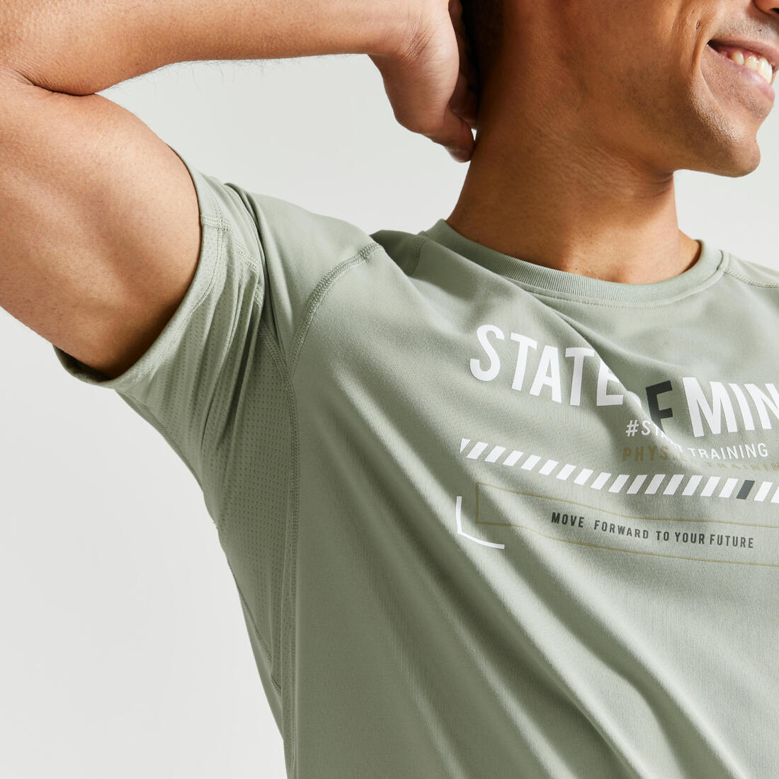 Men's Fitness Breathable Essential Crew Neck T-Shirt
