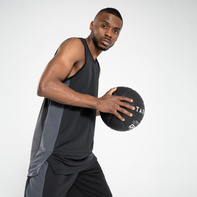 





Men's Sleeveless Basketball Jersey T500 - Black, photo 1 of 9