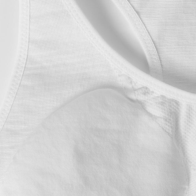 Women's Seamless, Muscle-Back, Moderate-Support Bra - White