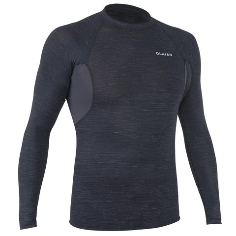 





Men's Surfing Long Sleeve UV Protection Top T-Shirt 900 - Black