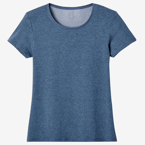 





Women's Regular-Fit Fitness T-Shirt 500 - Navy Blue