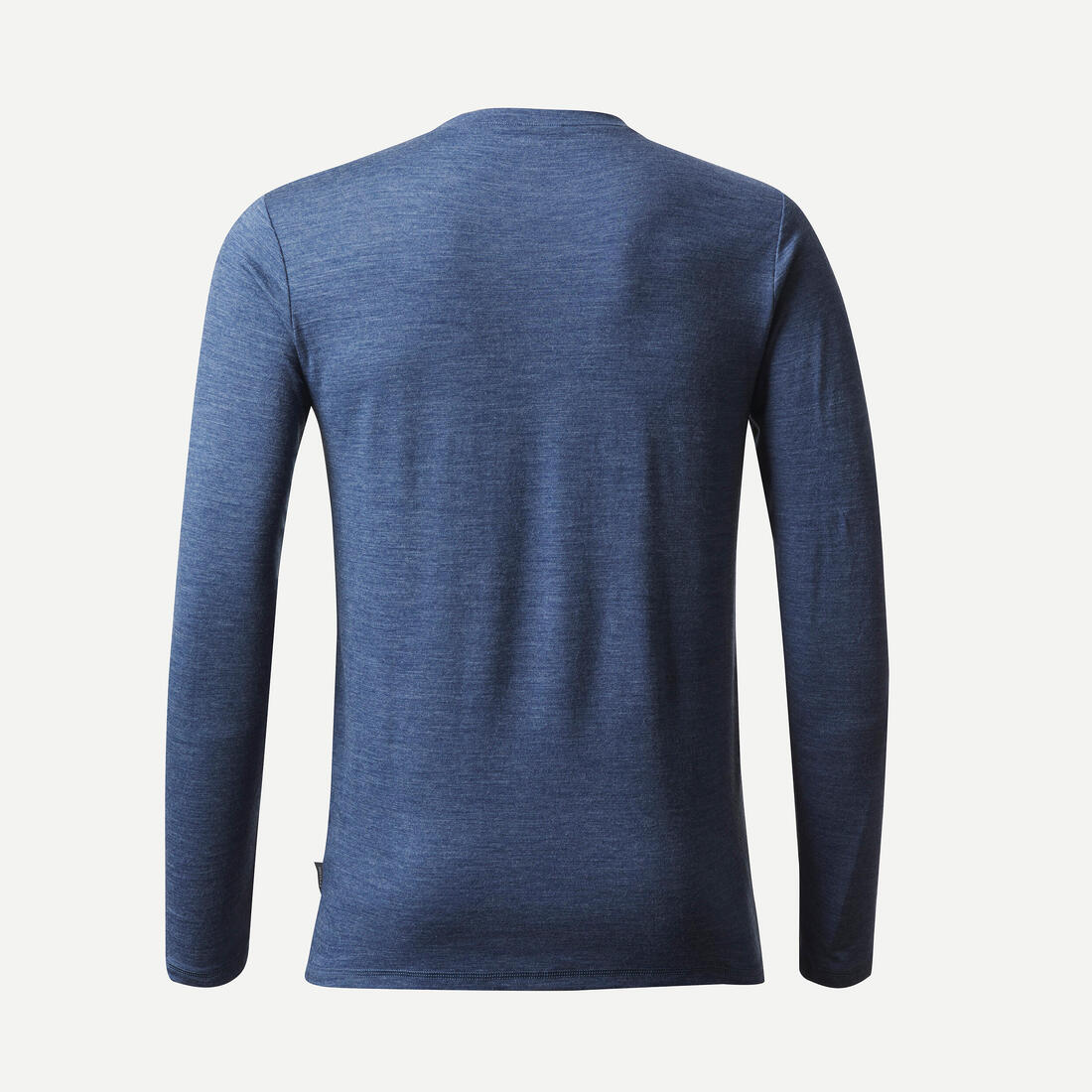 Men's long-sleeved Merino wool trekking t-shirt - TRAVEL 500