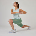 Women's Slim-Fit Cotton Fitness Cycling Shorts 520 Without Pockets