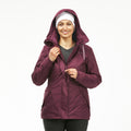 Women’s hiking waterproof winter jacket - SH500 -10°C