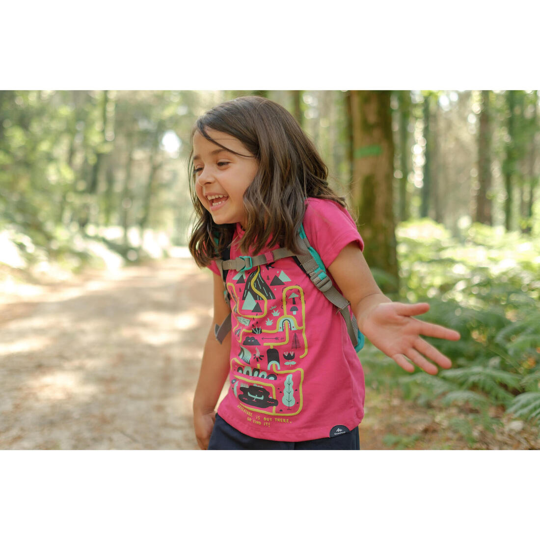 Children's Hiking t-shirt - MH100 KID - Age 2-6 YEARS