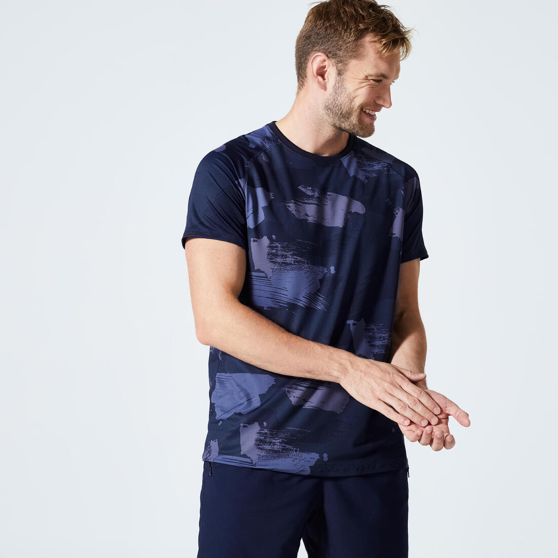 Men's Fitness Breathable Essential Crew Neck T-Shirt