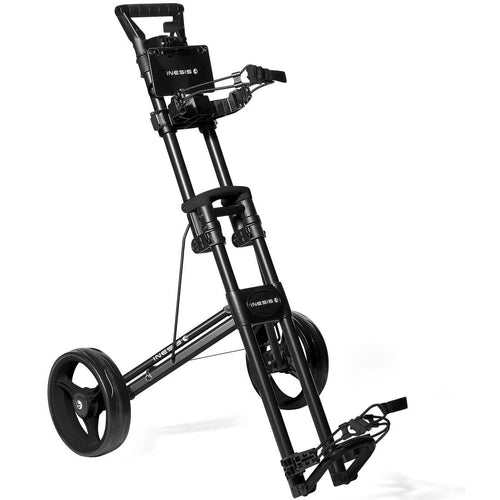 





2-WHEEL COMPACT GOLF TROLLEY - INESIS BLACK