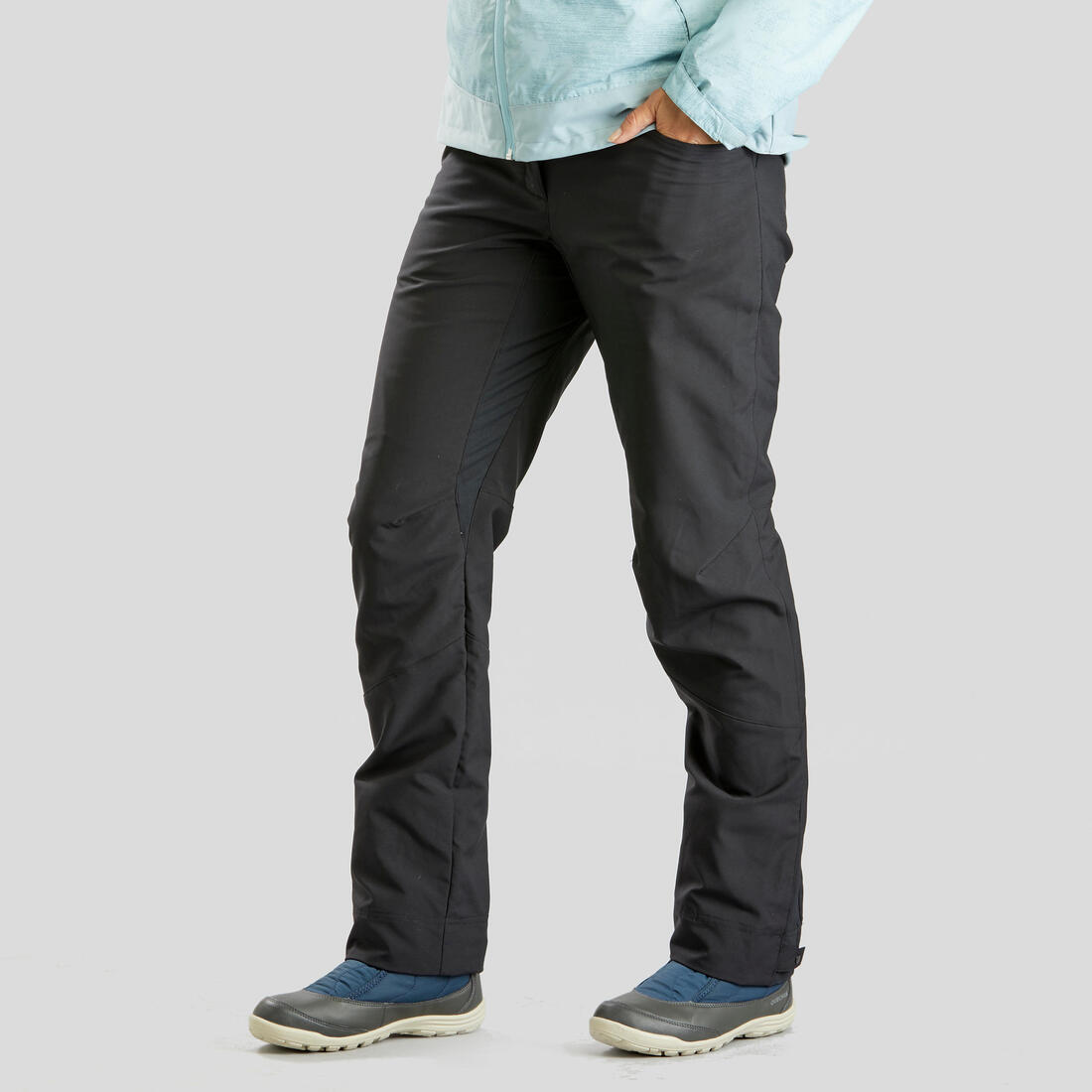 WOMEN’S WARM WATER-REPELLENT WALKING TROUSERS – SH500