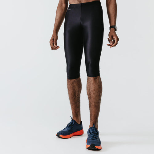 





Men's Running Breathable ¾-Tights Dry - black