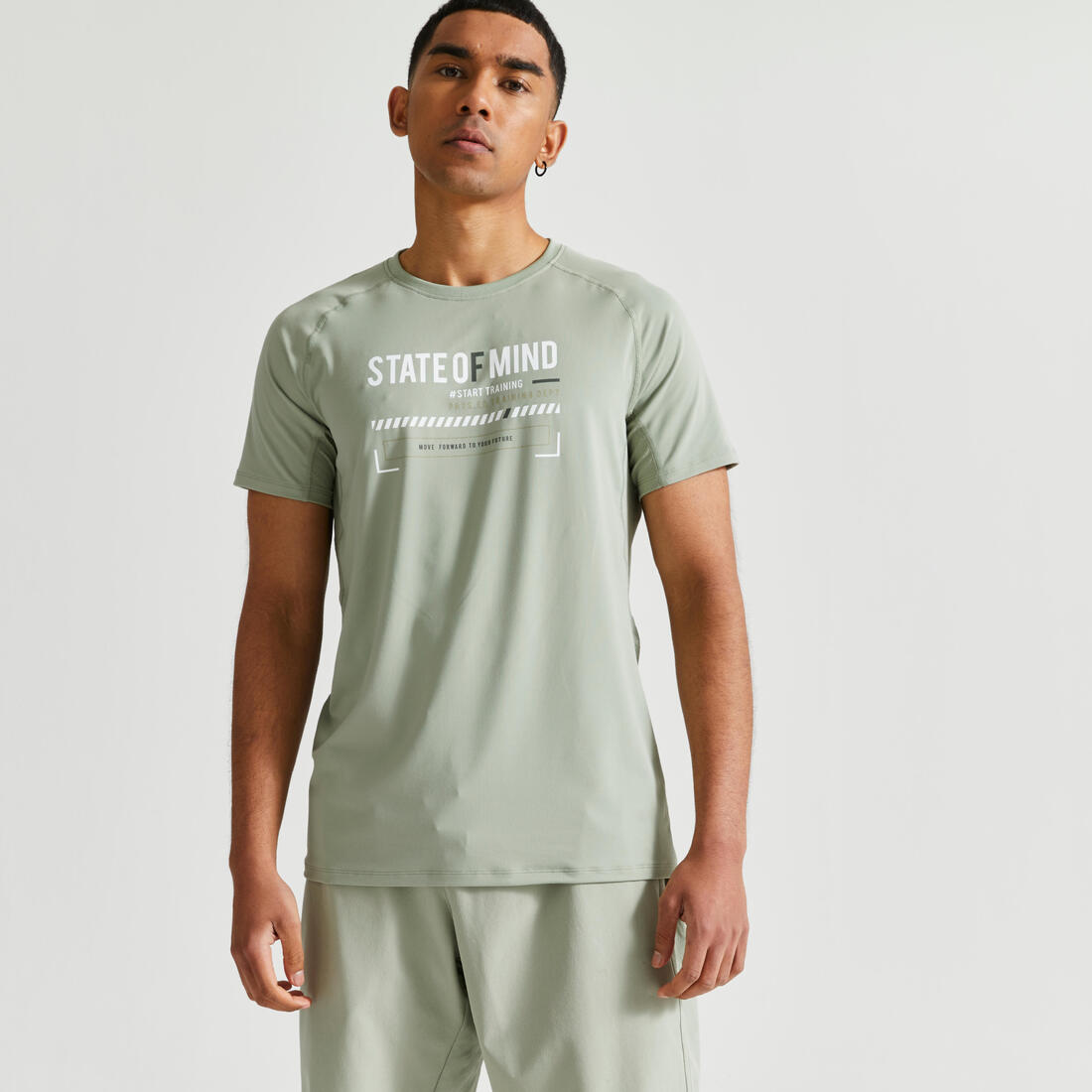 Men's Fitness Breathable Essential Crew Neck T-Shirt