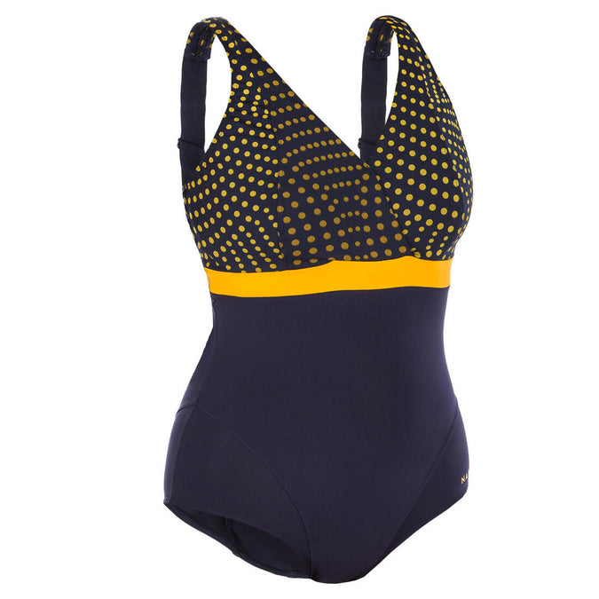 





Women's 1-piece Aquafitness Swimsuit Mia Dot Blue D/E Cup, photo 1 of 7