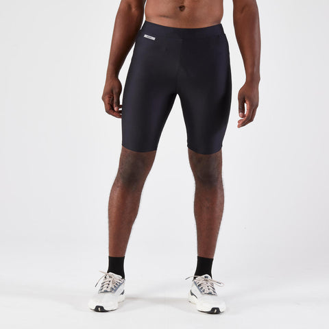 





Men's Running Tight Shorts - Kiprun Run 100 Black