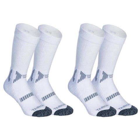





Men's/Women's Mid-Rise Basketball Socks SO500 Twin-Pack - Black