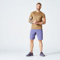 Men's Fitness Breathable Regular-Fit Crew Neck T-Shirt