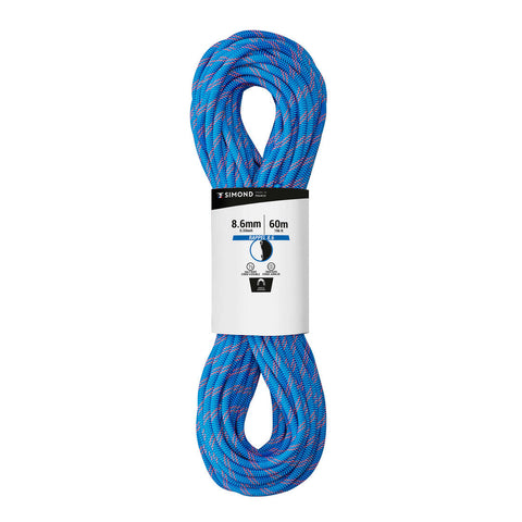





Double climbing and mountaineering rope 8.6 mm x 60 m - RAPPEL 8.6 Blue