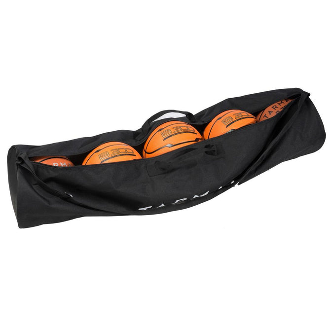 





Robust basketball bag for carrying up to five balls (sizes 5 to 7)., photo 1 of 2