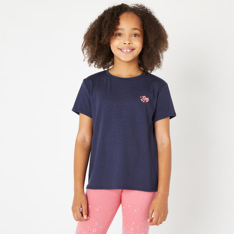 





Girls' Cotton T-Shirt 500