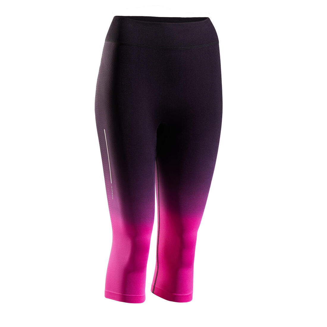 Kiprun Care Women's Breathable Running Cropped Bottoms - Black / blue