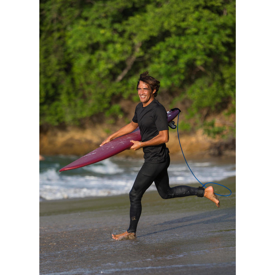 100 Men’s UV Protection Surfing Leggings - Slate Blue