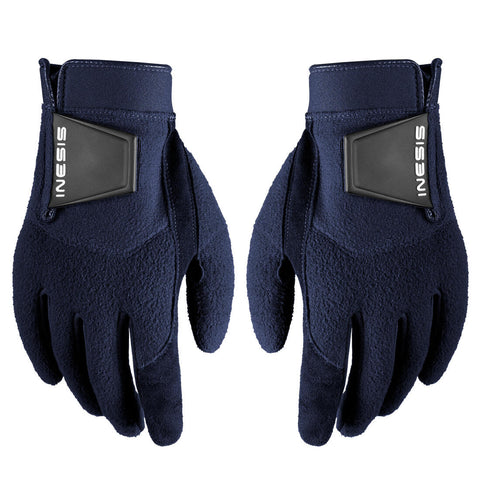 





Women’s golf pair of winter gloves - CW navy blue