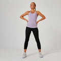 Women's Slim-Fit Fitness Crew-Neck Tank Top 500