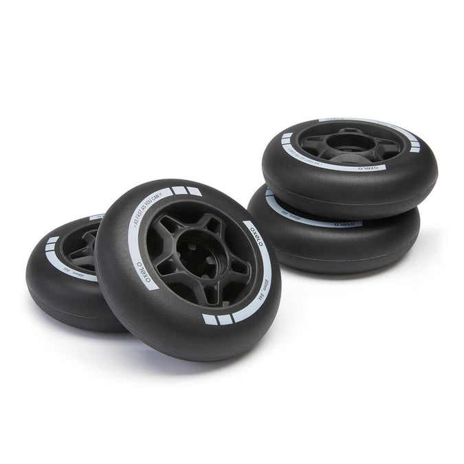 





80 mm 84A Inline Fitness Skate Wheels Fit 4-Pack - Black, photo 1 of 6