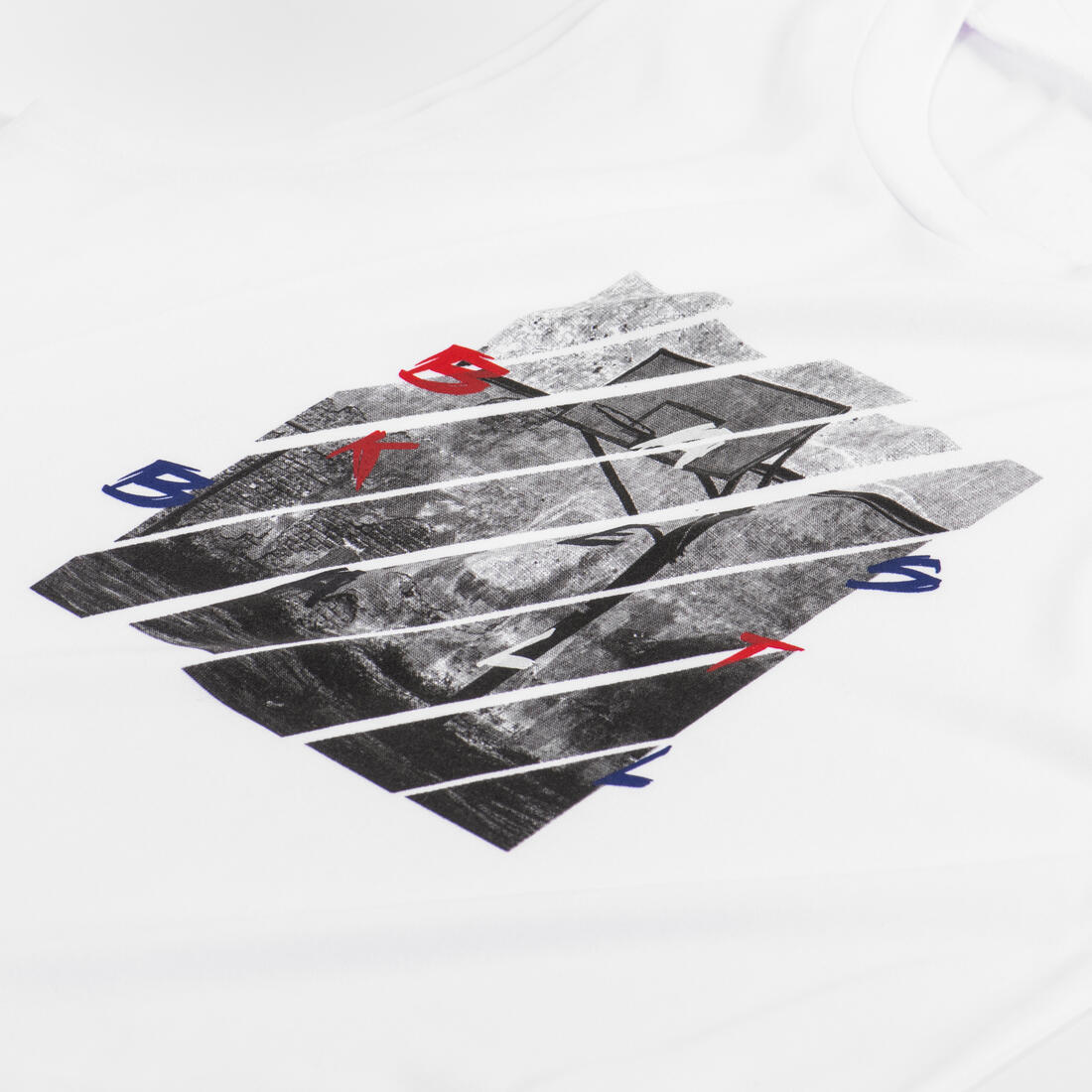 Kids' Sleeveless Basketball Jersey TS500NS - White
