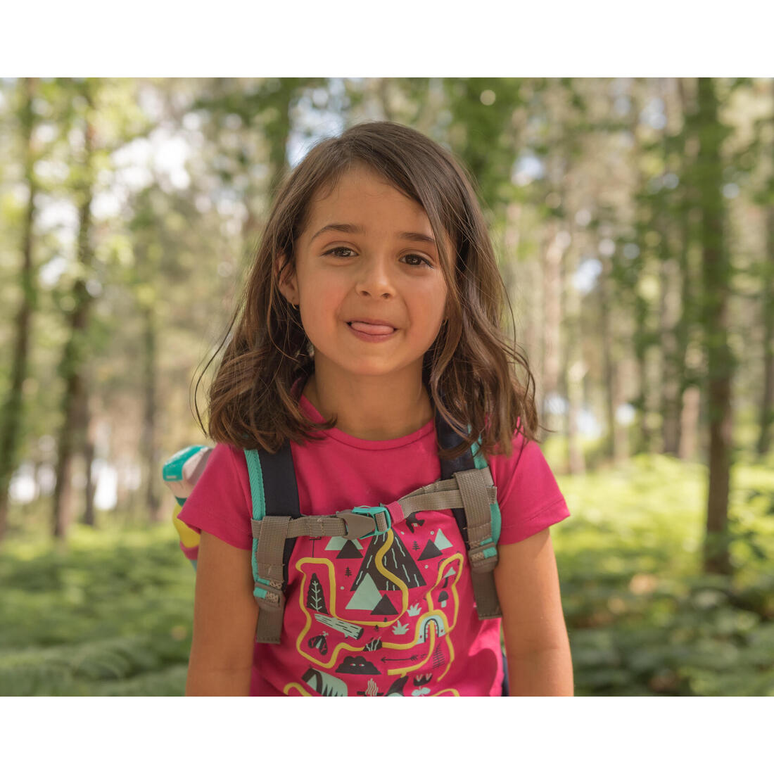 Children's Hiking t-shirt - MH100 KID - Age 2-6 YEARS